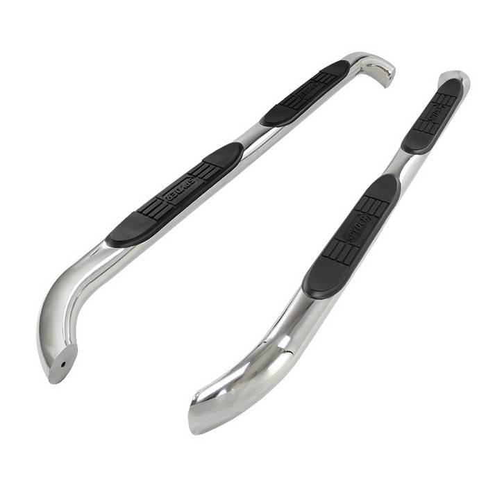 Spyder - Jeep Compass Spyder 3 Inch Round Side Step Bar T-304 Stainless SteelPolished - SSB-JCOM-D07S0913
