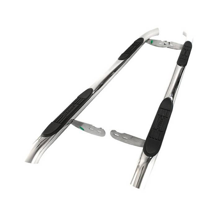 Spyder - Nissan Armada Spyder 3 Inch Round Side Step Bar T-304 Stainless SteelPolished - SSB-NAR-A07S1212