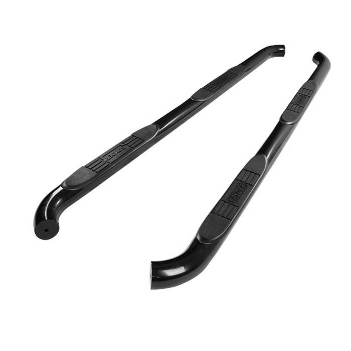 Spyder - Nissan Rogue Spyder 3 Inch Round Side Step Bar- Powder Coated Black - SSB-NR-A07S1226-BK