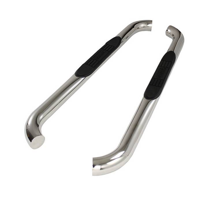 Spyder - Toyota Tundra Spyder 3 Inch Round Side Step Bar T-304 Stainless SteelPolished - SSB-TT-E07S1045