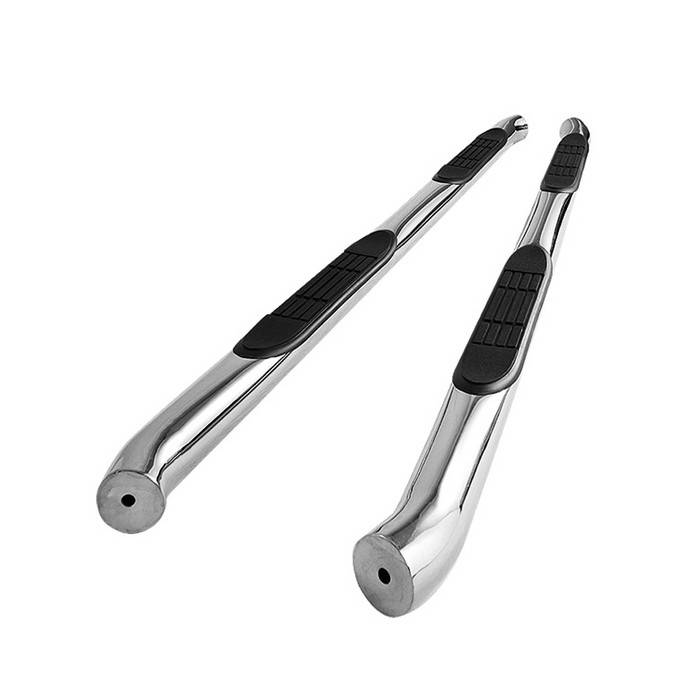 Spyder - Toyota Tundra Spyder 3 Inch Round Side Step Bar T-304 Stainless SteelPolished - SSB-TT-E07S1046