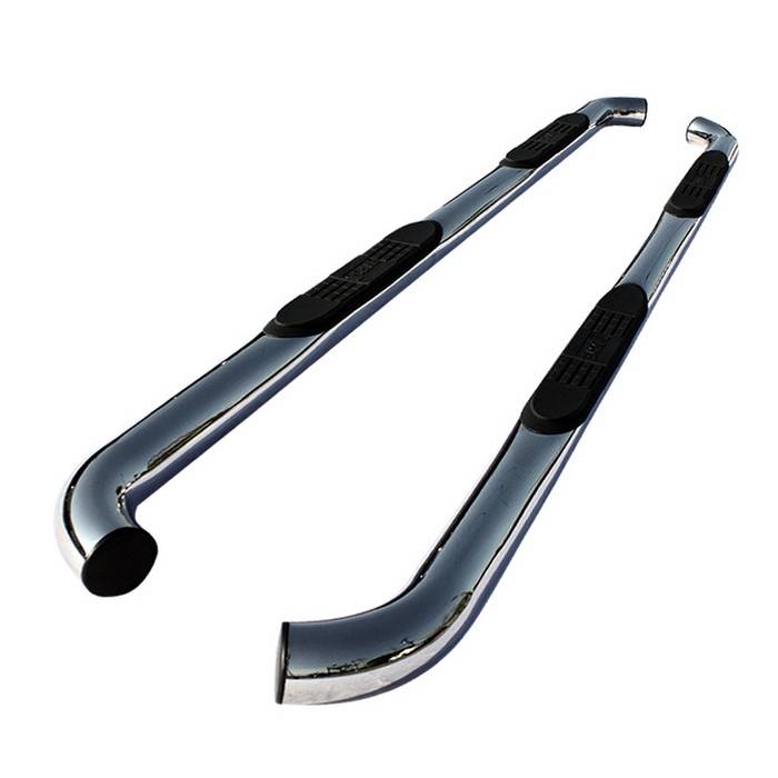 Spyder - Toyota Tundra Spyder 3 Inch Round Side Step Bar T-304 Stainless SteelPolished - SSB-TT-E07S1047