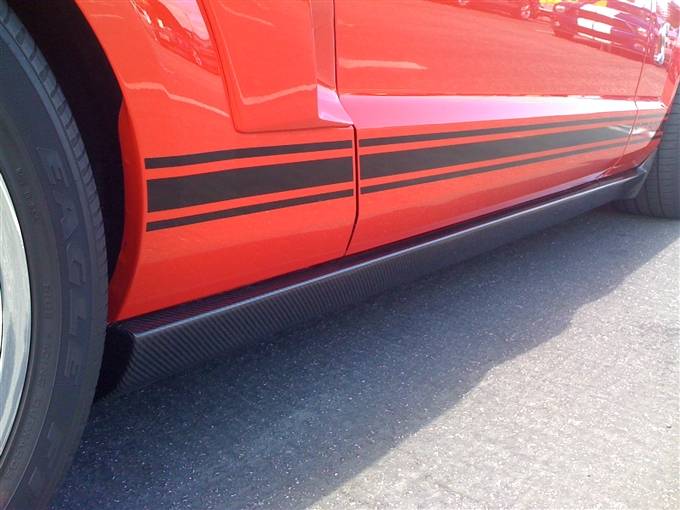 TruFiber - Ford Mustang TruFiber Carbon Fiber XR-2 Side Skirts TC10024-XR2