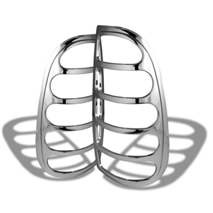 Spyder Auto - Ford F150 Spyder ABS Taillight Bezel - Chrome - CA-TB-FF15097