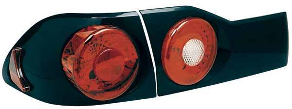 TYC - TYC Euro Taillights with Carbon Fiber Housing and Paintable Bezel - 81551302