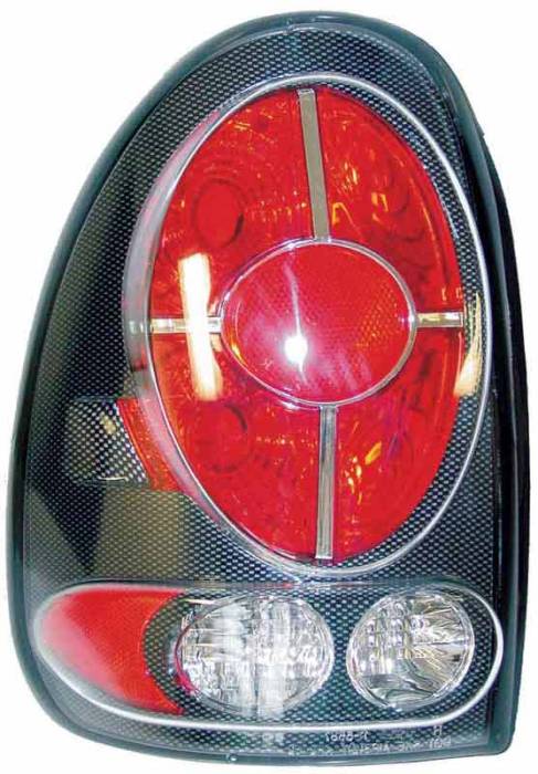 TYC - TYC Euro Taillights with Carbon Fiber Housing - 81558731