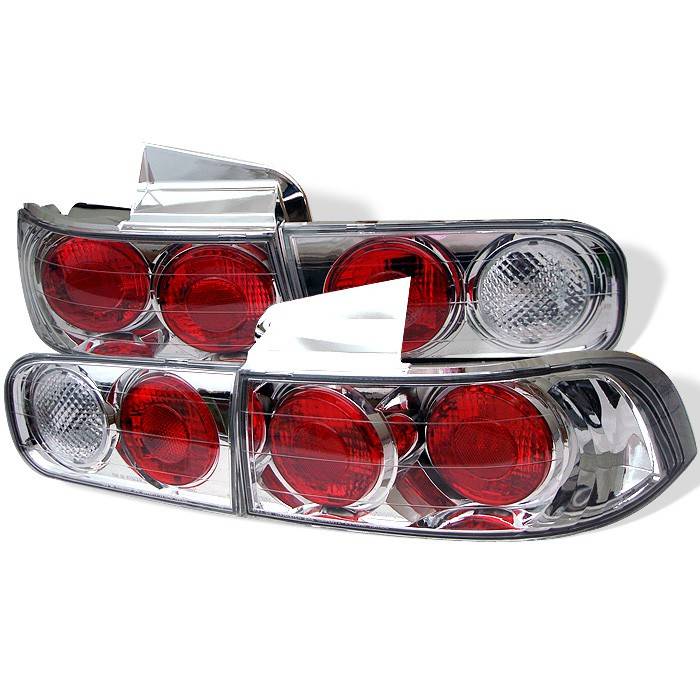 Spyder - Acura Integra 4DR Spyder Euro Style Taillights - Chrome - 111-AI94-4D-C