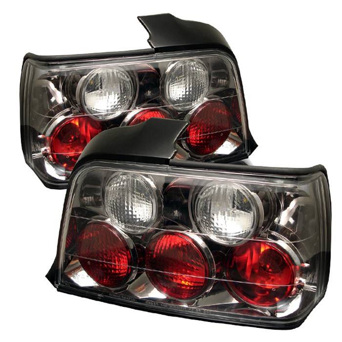Spyder - BMW 3 Series 4DR Spyder Euro Style Taillights - Black - 111-BE3692-4D-BK