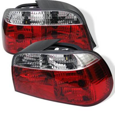 Spyder Auto - BMW 7 Series Spyder Crystal Taillights - Red Clear - 111-BE3895-LED-SM