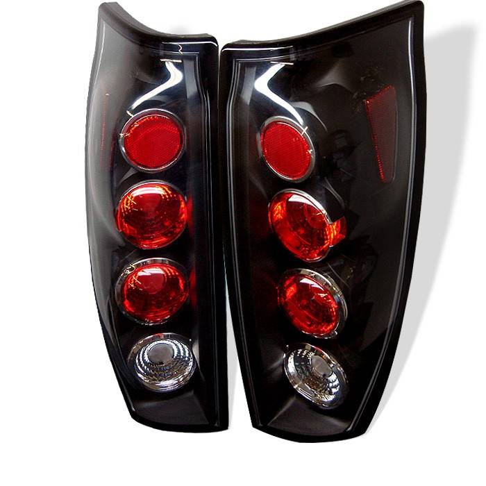Spyder - Chevrolet Avalanche Spyder Euro Style Taillights - Black - 111-CAV04-BK