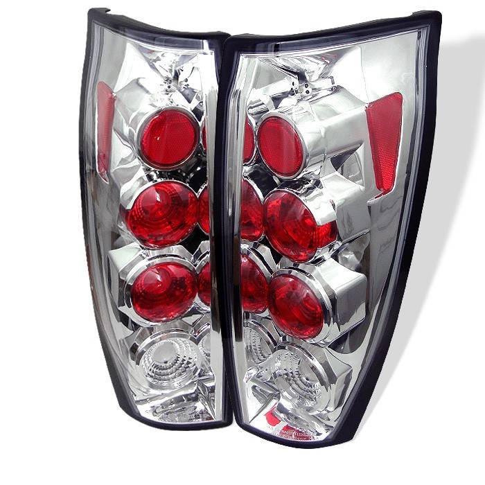 Spyder - Chevrolet Avalanche Spyder Euro Style Taillights - Chrome - 111-CAV04-C