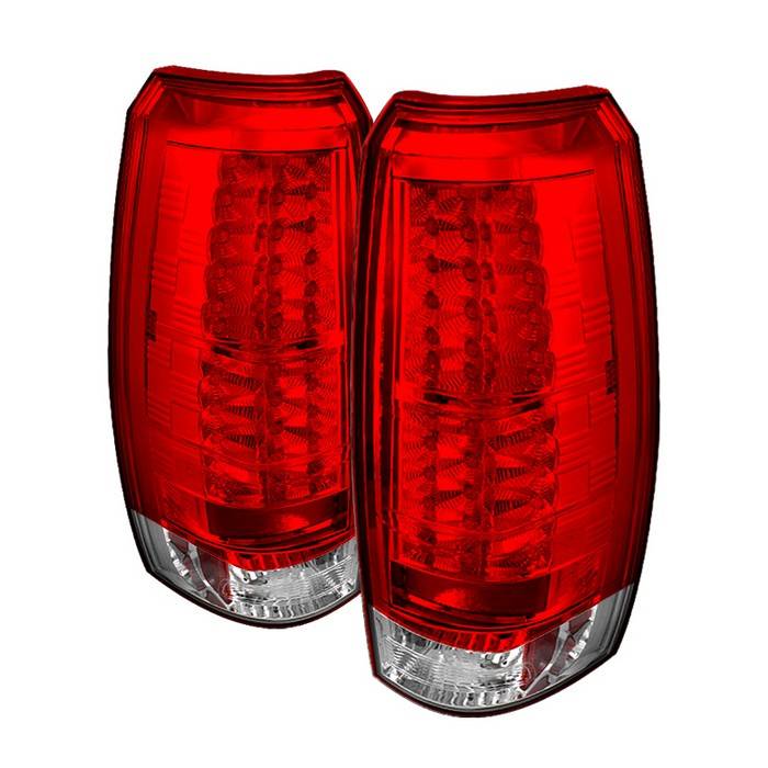 Spyder - Chevrolet Avalanche Spyder LED Taillights - Red Clear - 111-CAV07-LED-RC