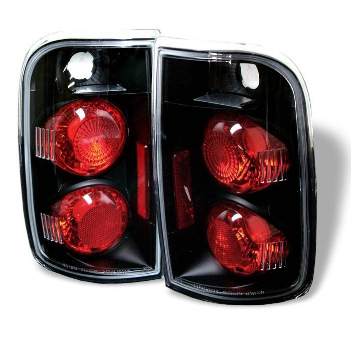 Spyder - Chevrolet Blazer Spyder Euro Style Taillights - Black - 111-CB95-BK