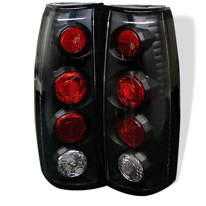 Spyder - Chevrolet CK Truck Spyder Euro Style Taillights - Black - 111-CCK88-BK