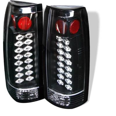 Spyder - GMC Jimmy Spyder LED Taillights - Black - 111-CCK88-LED-BK
