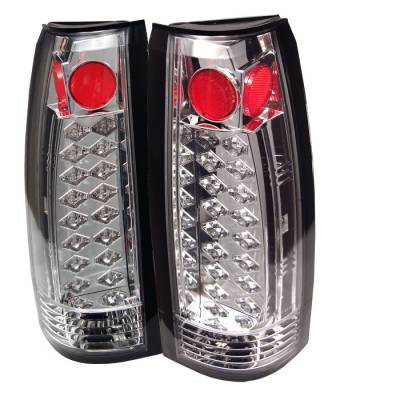 Spyder - GMC Jimmy Spyder LED Taillights - Chrome - 111-CCK88-LED-C
