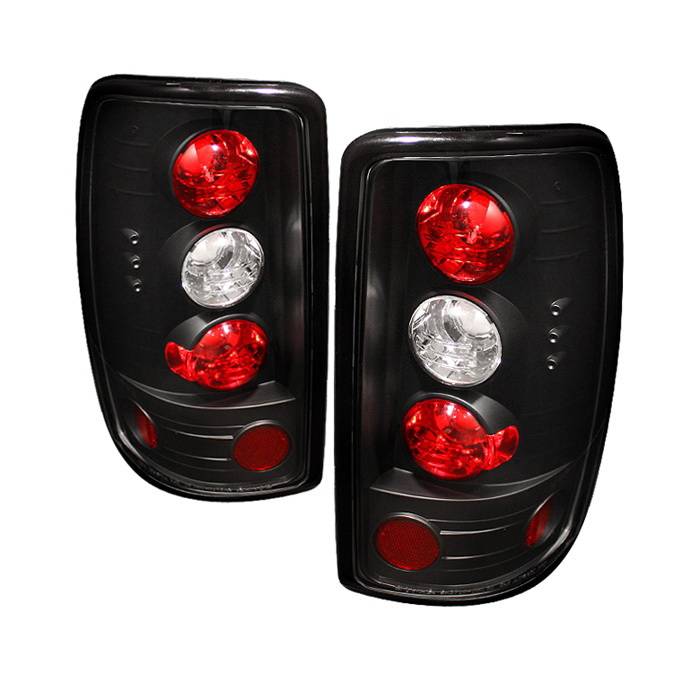 Spyder Auto - Chevrolet Tahoe Spyder Altezza Taillights - Black - 111-CCRZ11-LBLED-C