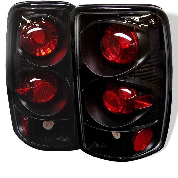 Spyder - GMC Yukon Spyder Euro Style Taillights - Black - 111-CD00-BK