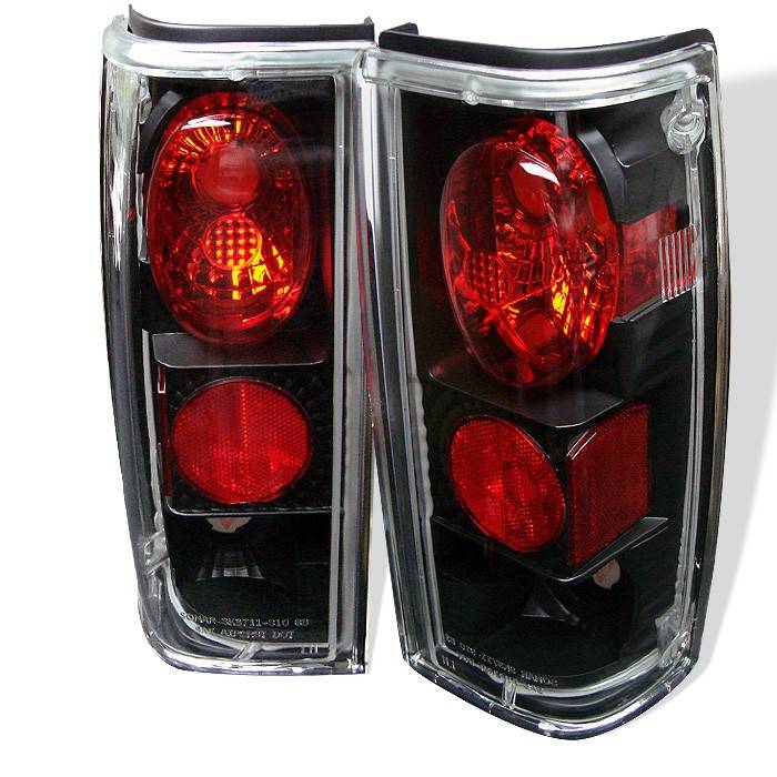 Spyder - GMC Jimmy Spyder Euro Style Taillights - Black - 111-CS1082-BK