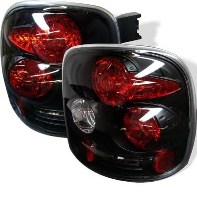 Spyder Auto - Chevrolet Silverado Spyder Altezza Taillights - Black - 111-CS99-LED-RS