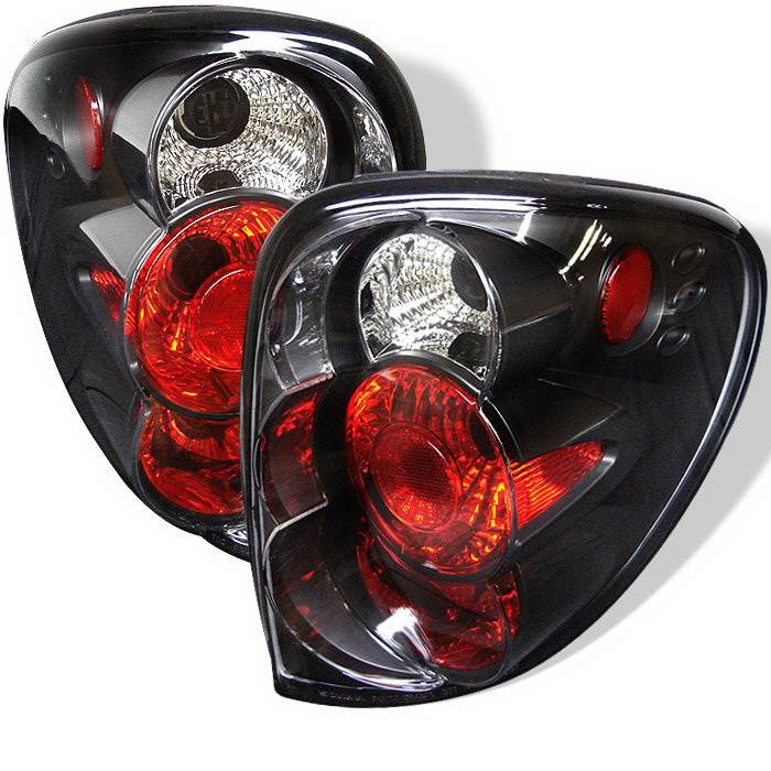 Spyder Auto - Dodge Caravan Spyder Altezza Taillights - Black - 111-CTB02-BK