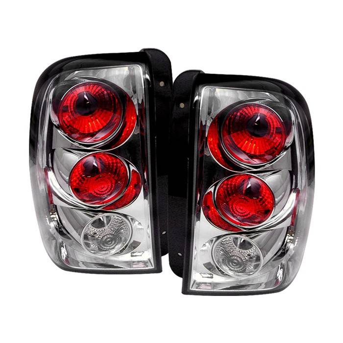 Spyder - Chevrolet Trail Blazer Spyder Euro Style Taillights - Chrome - 111-CTB02-C