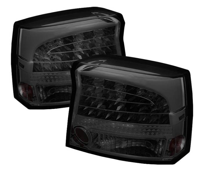 Spyder Auto - Dodge Charger Spyder LED Taillights - Smoke - 111-DCH09-LED-C