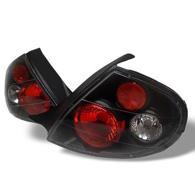 Spyder - Dodge Neon Spyder Euro Style Taillights - Black - 111-DN00-BK