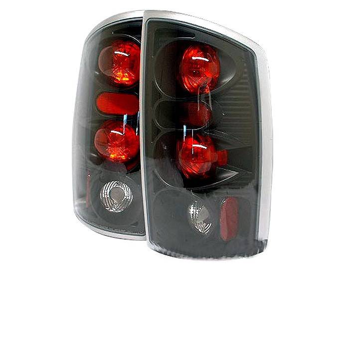 Spyder - Dodge Ram Spyder Euro Style Taillights - Black - 111-DRAM02-BK