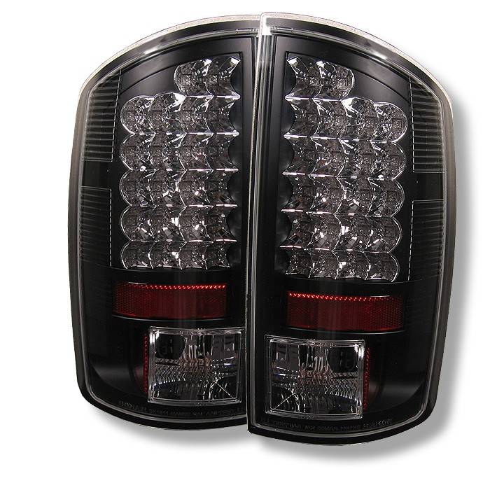 Spyder - Dodge Ram Spyder LED Taillights - Black - 111-DRAM02-LED-BK