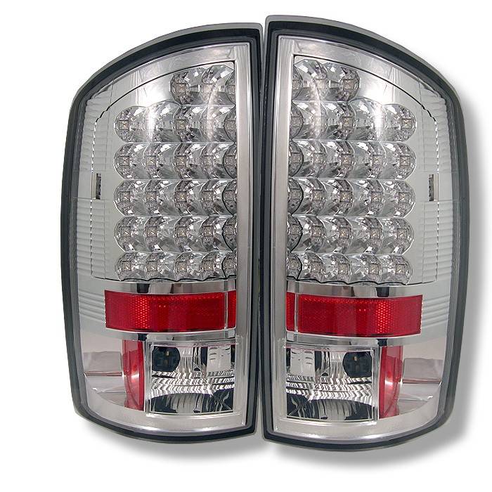 Spyder - Dodge Ram Spyder LED Taillights - Chrome - 111-DRAM02-LED-C
