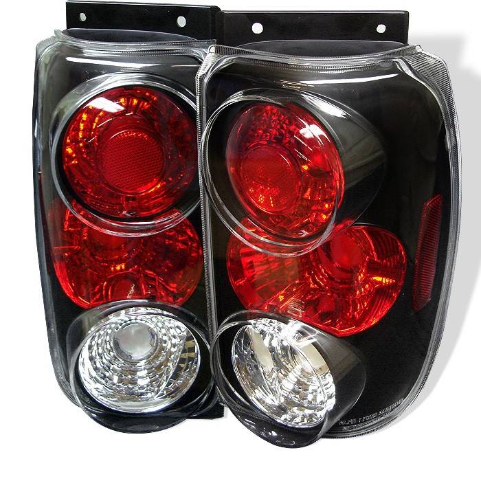 Spyder - Ford Explorer Spyder Euro Style Taillights - Black - 111-FEXP95-BK