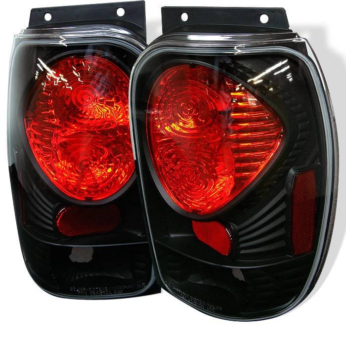 Spyder - Ford Explorer Spyder Euro Style Taillights - Black - 111-FEXP98-BK