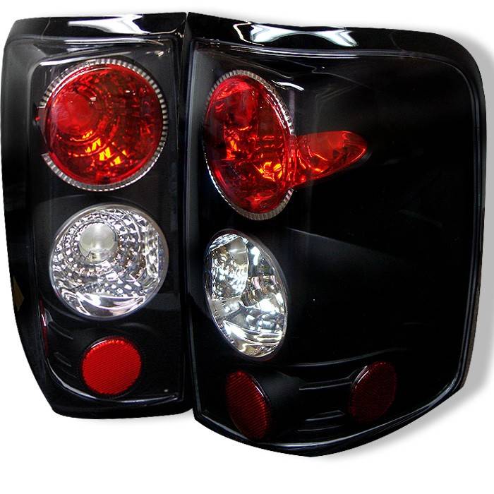 Spyder - Ford F150 Spyder Euro Style Taillights - Black - 111-FF15004-BK