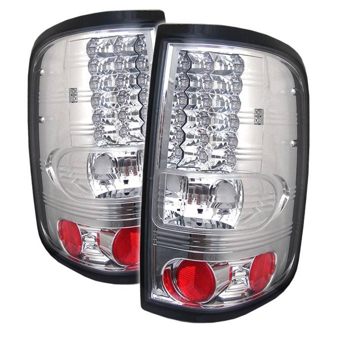 Spyder - Ford F150 Spyder LED Taillights - Chrome - 111-FF15004-LED-C