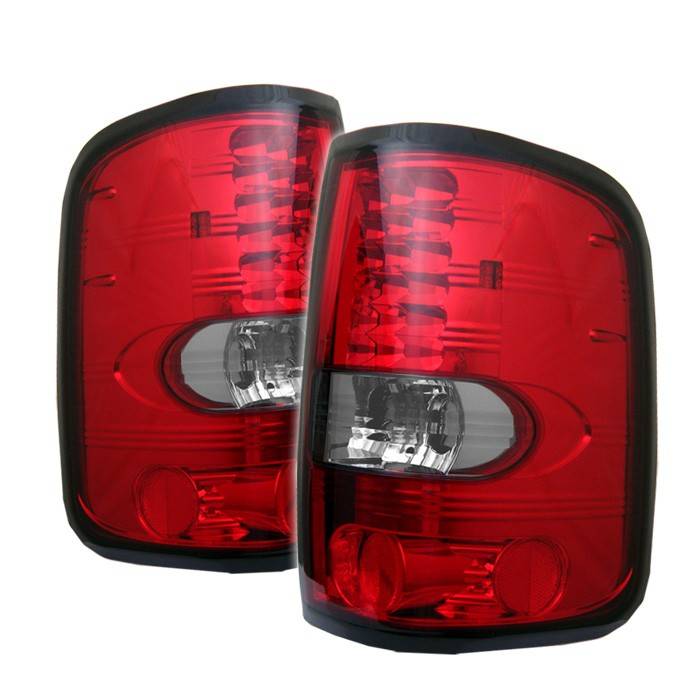 Spyder - Ford F150 Spyder LED Taillights - Red Clear - 111-FF15004-LED-RC