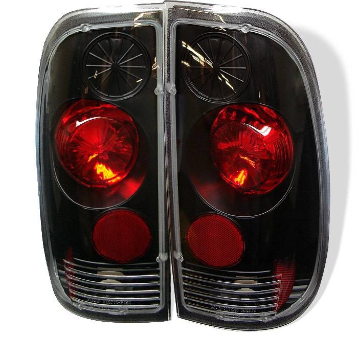 Spyder - Ford F550 Spyder Euro Style Taillights - Black - 111-FF15097-BK