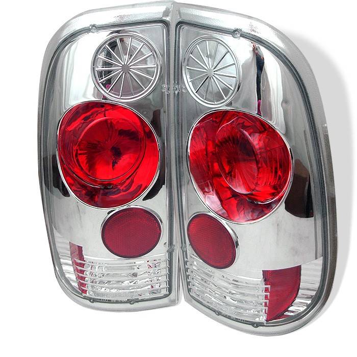 Spyder - Ford F350 Superduty Spyder Euro Style Taillights - Chrome - 111-FF15097-C