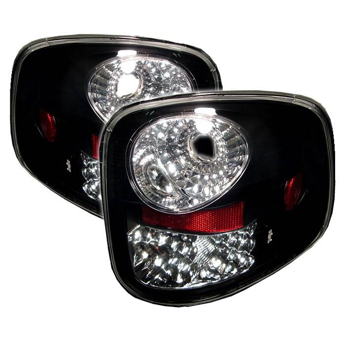 Spyder - Ford F150 Spyder LED Taillights - Black - 111-FF15097FS-LED-BK