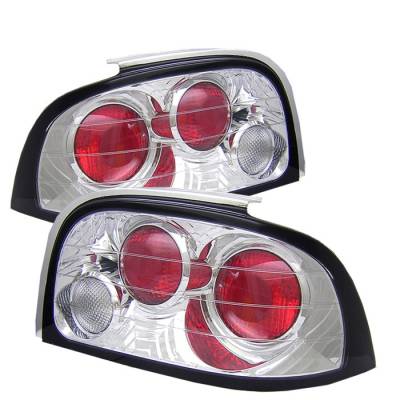 Spyder - Ford Mustang Spyder Euro Style Taillights - Chrome - 111-FM94-C
