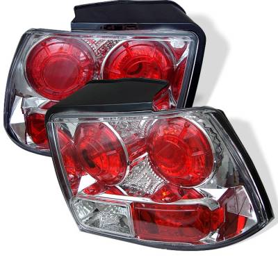 Spyder - Ford Mustang Spyder Euro Style Taillights - Chrome - 111-FM99-C