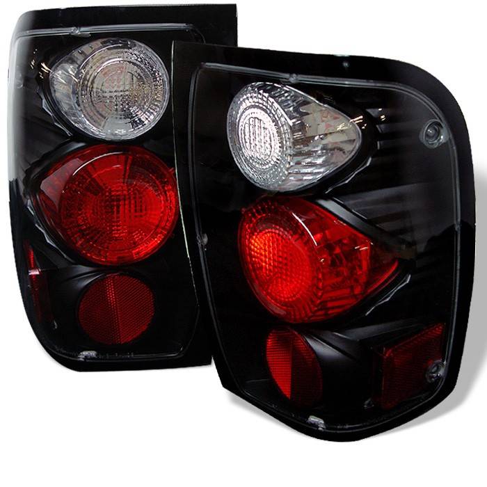 Spyder - Ford Ranger Spyder Euro Style Taillights - Black - 111-FR98-BK