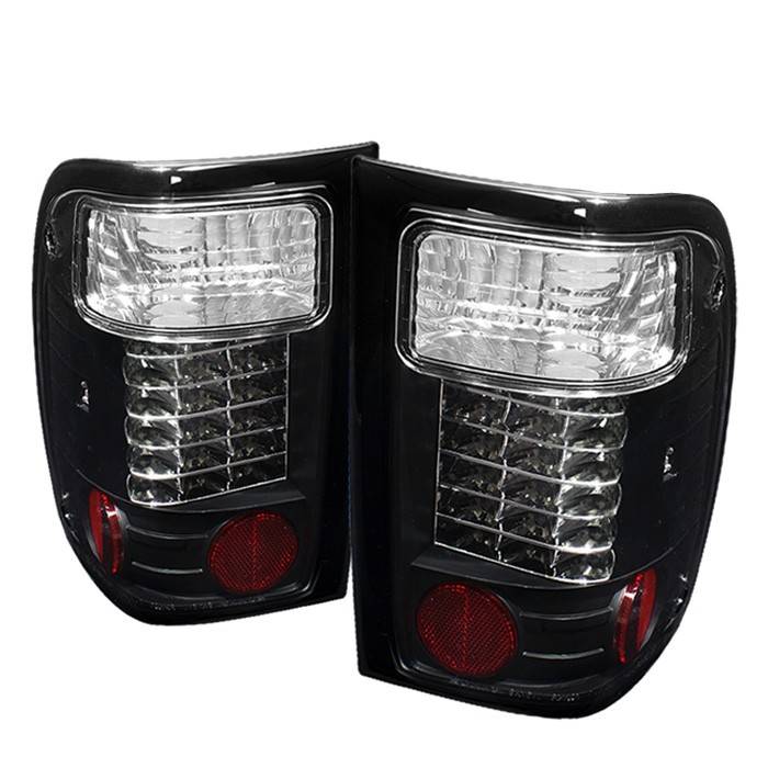 Spyder - Ford Ranger Spyder LED Taillights - Black - 111-FR98-LED-BK