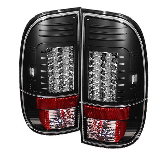 Spyder - Ford F250 Superduty Spyder Version 2 LED Taillights - Black - 111-FS07-LED-G2-BK