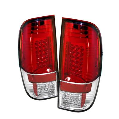 Spyder - Ford F250 Superduty Spyder LED Taillights - Red Clear - 111-FS07-LED-RC
