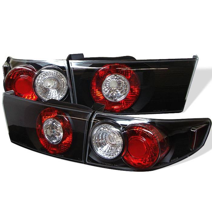 Spyder - Honda Accord 4DR Spyder Euro Style Taillights - Black - 111-HA03-4D-BK