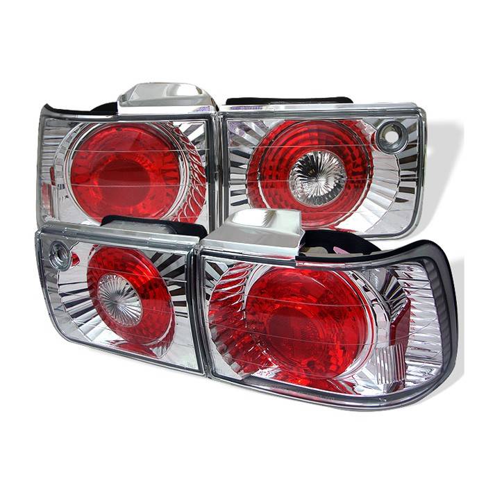 Spyder - Honda Accord 4DR Spyder Euro Style Taillights - Chrome - 111-HA92-4D-C