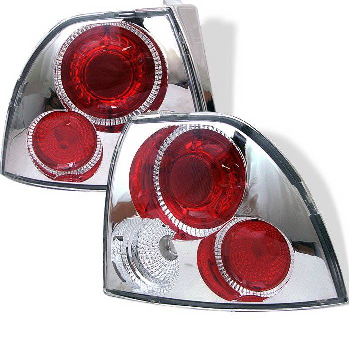 Spyder Auto - Honda Accord Spyder Altezza Taillights - Chrome - 111-HA94-LED-BK