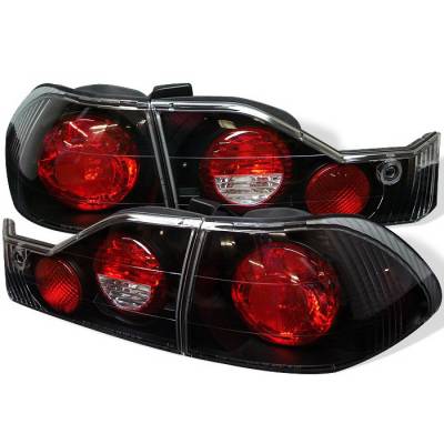 Spyder Auto - Honda Accord 4DR Spyder Altezza Taillights - Black - 111-HA98-C