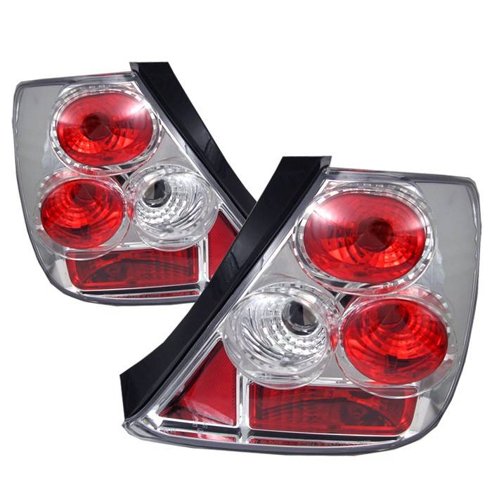 Spyder - Honda Civic HB Spyder Euro Style Taillights - Chrome - 111-HC03-3D-C